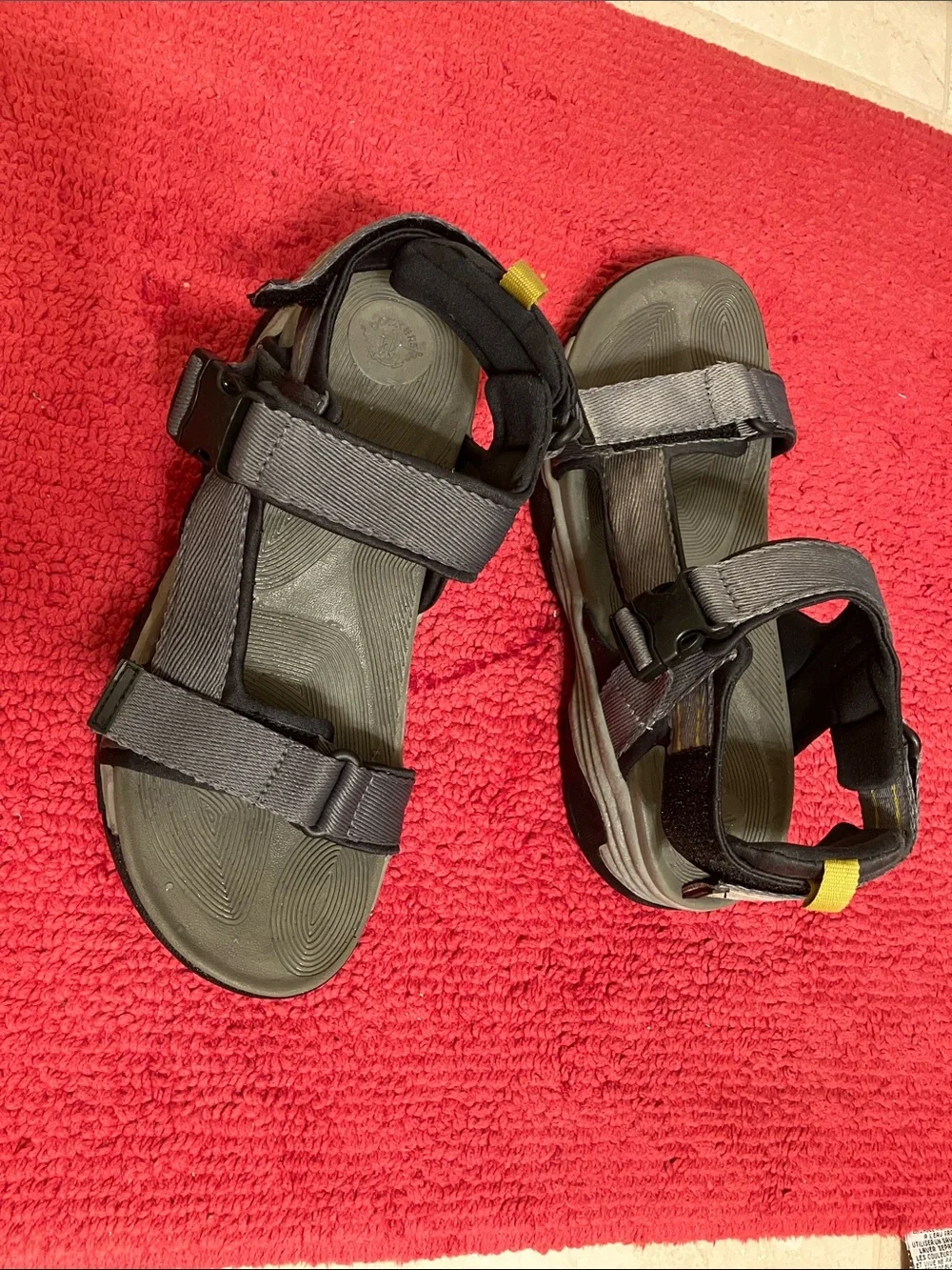Dockers Black and Gray Men's Sport Sandals
